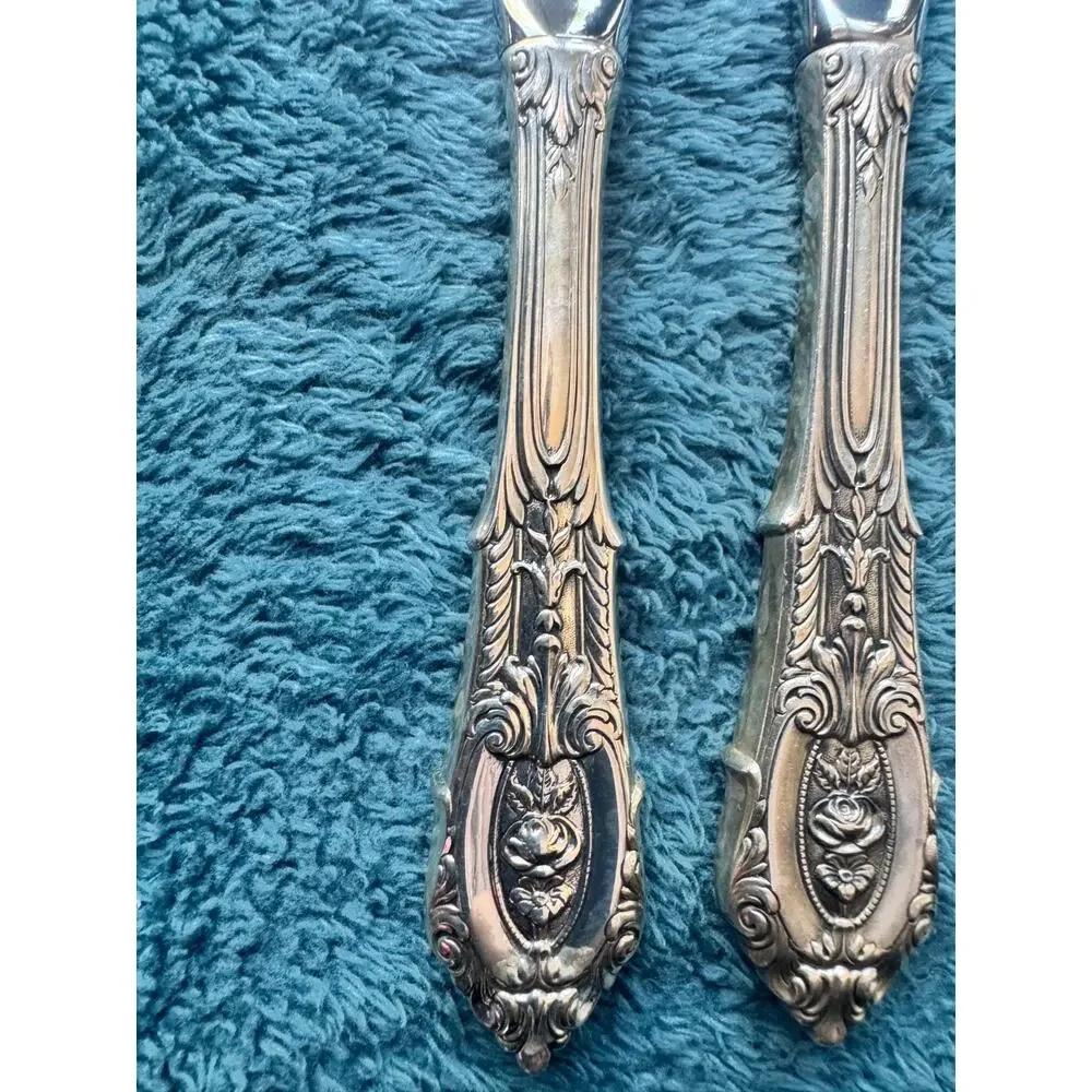 Vintage Wallace Rose Point Sterling Silver 